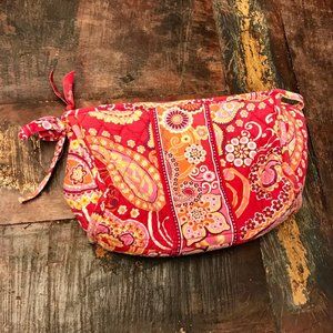 Vera Bradley Pink and Orange Make Up Bag
